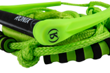 Ronix Silicone Bungee 25' Surf Rope with 11in. Handle in Volt Green