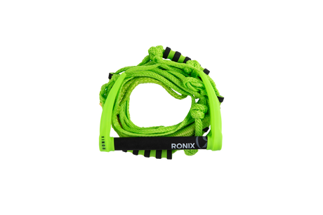 Ronix Silicone Bungee 25' Surf Rope with 11in. Handle in Volt Green