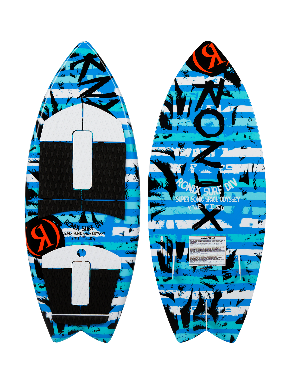 Ronix Kid's Super Sonic Space Odyssey Fish Wakesurf Board 2024