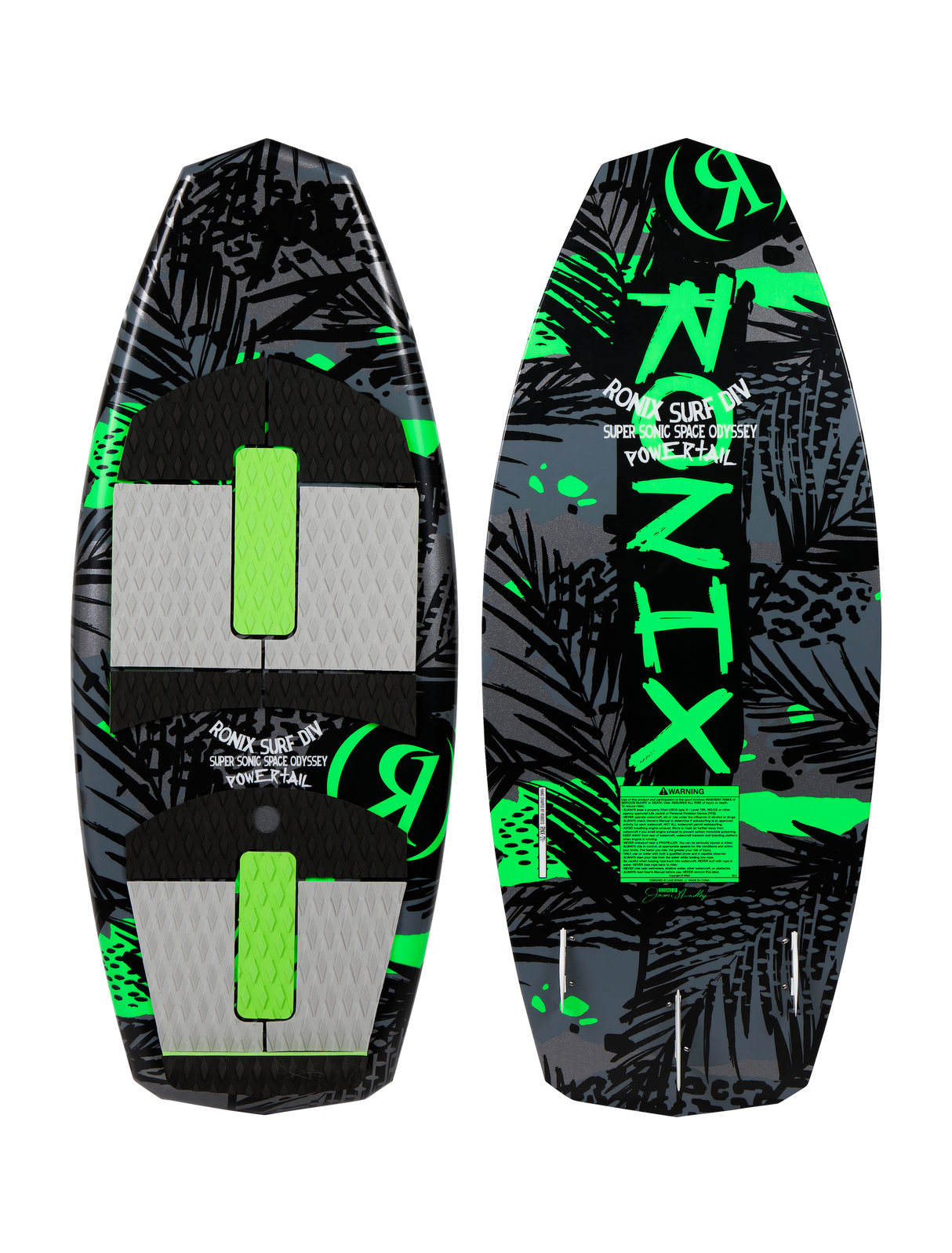 Ronix Kid's Super Sonic Space Odyssey Powertail Wakesurf Board 2024