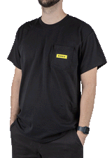 Ronix Megacorp Pocket Tee in Black / Yellow