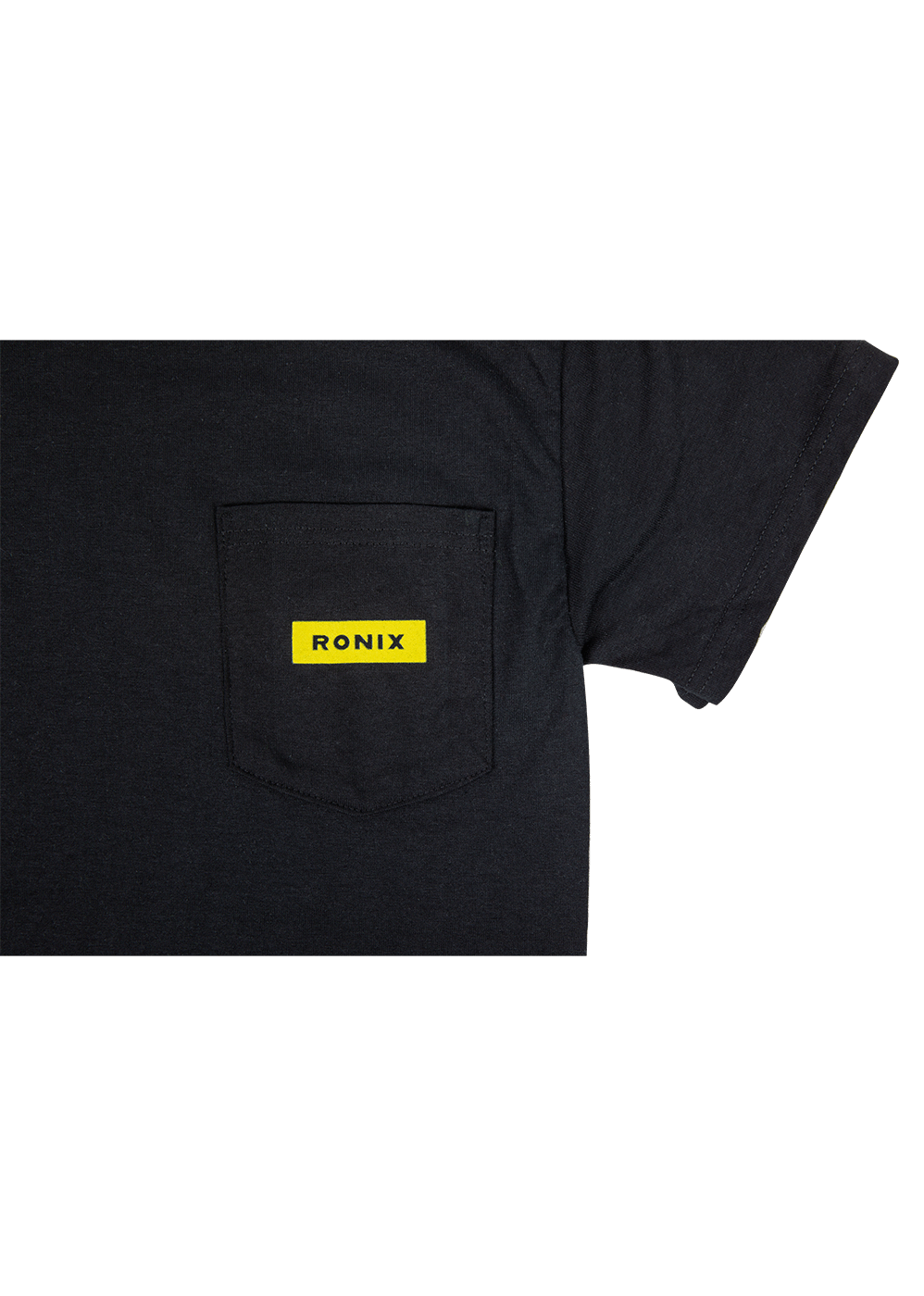 Ronix Megacorp Pocket Tee in Black / Yellow