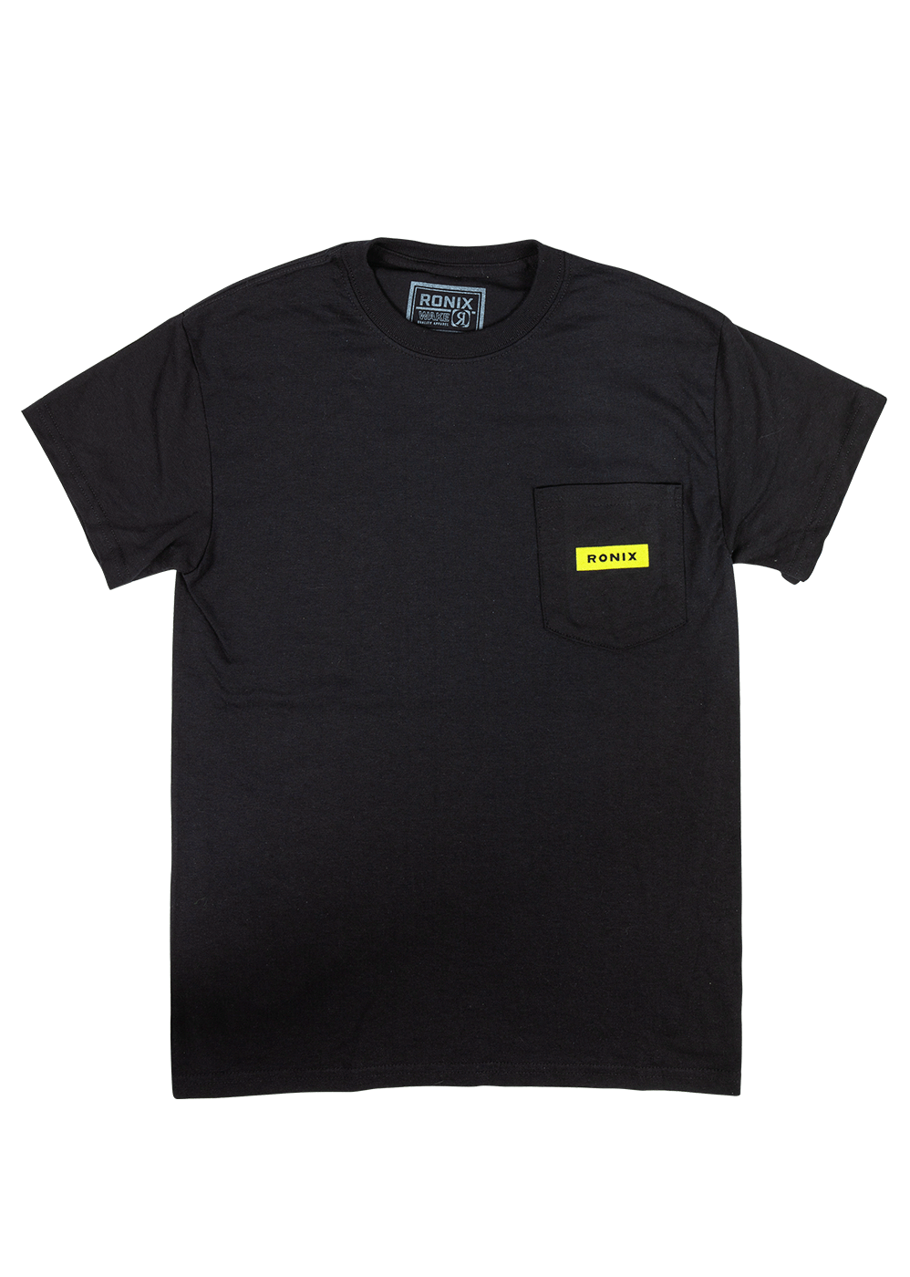 Ronix Megacorp Pocket Tee in Black / Yellow