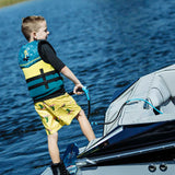 Radar Boy's TRA CGA Life Jacket in Volt/Deep Sea