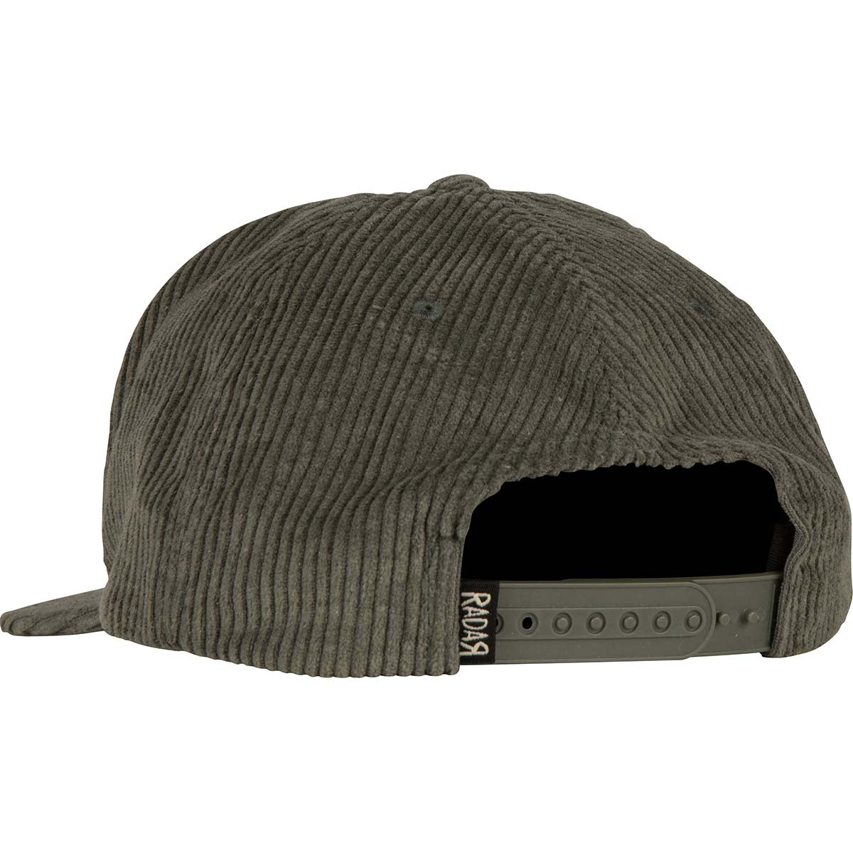 Radar Groovy Snapback Hat in Moss Corduroy