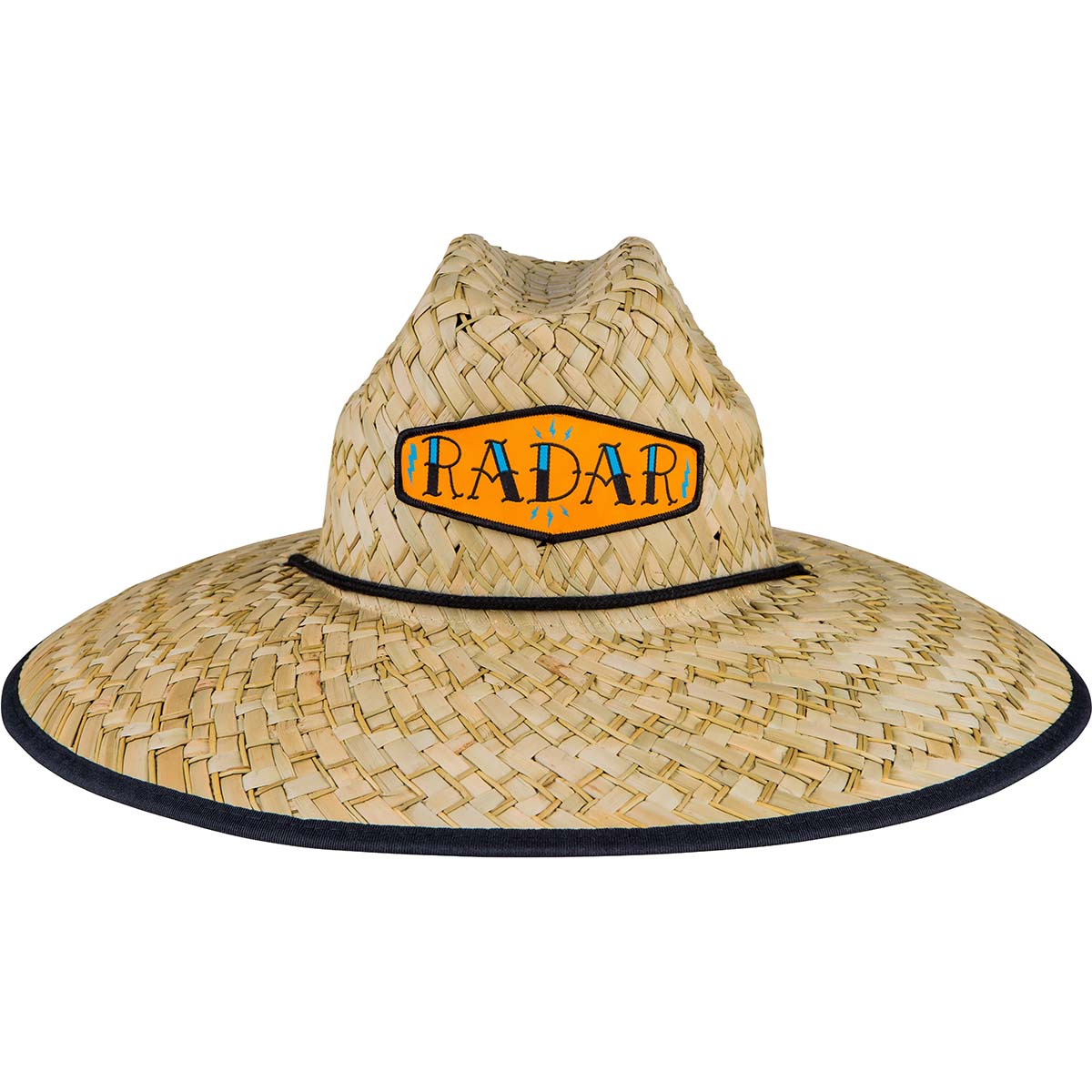 Radar Paddler's Sun Hat in Tan Straw / Collage Nylon