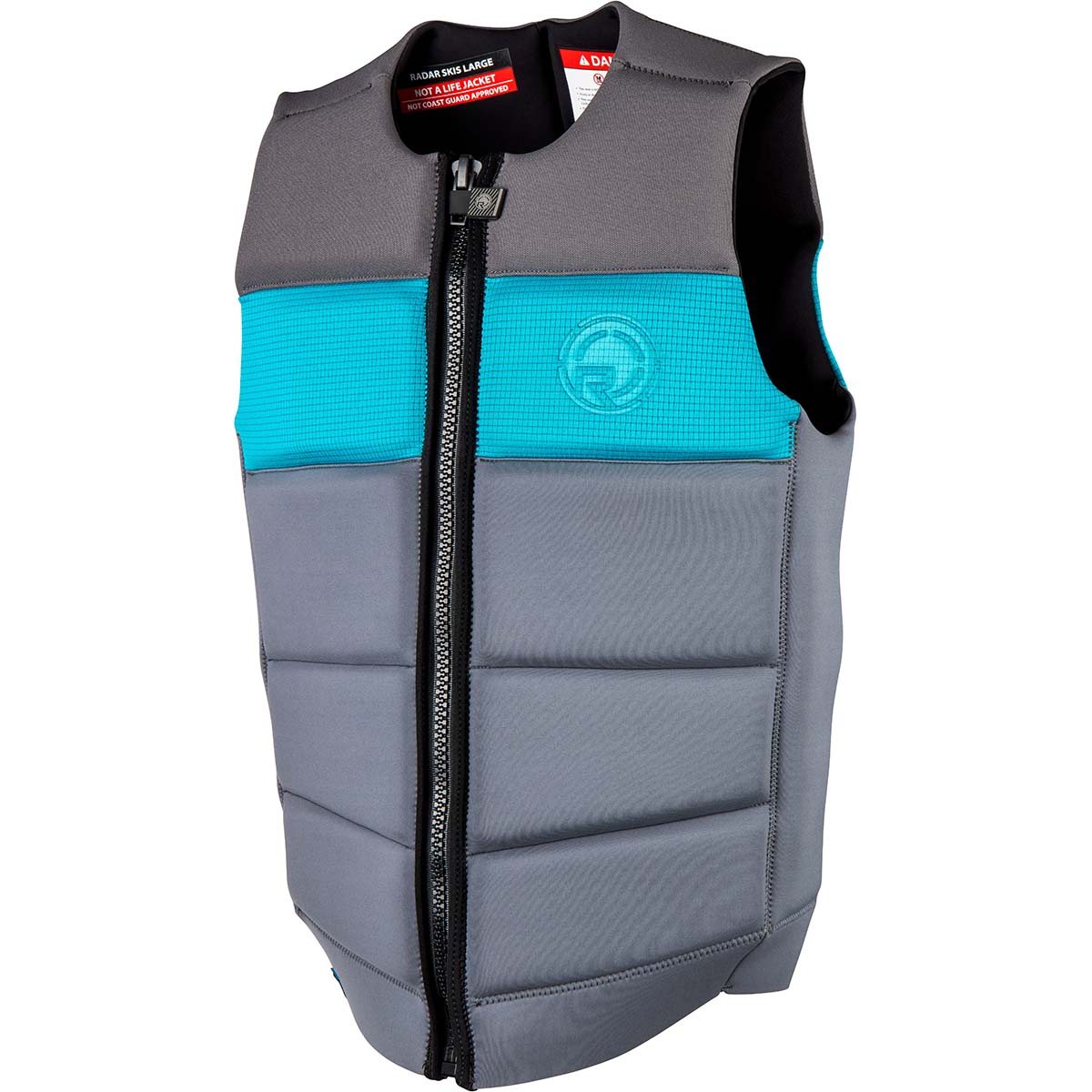 Radar Tidal Limited Comp Wake Vest in Grey/Reef Blue