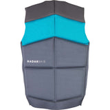 Radar Tidal Limited Comp Wake Vest in Grey/Reef Blue