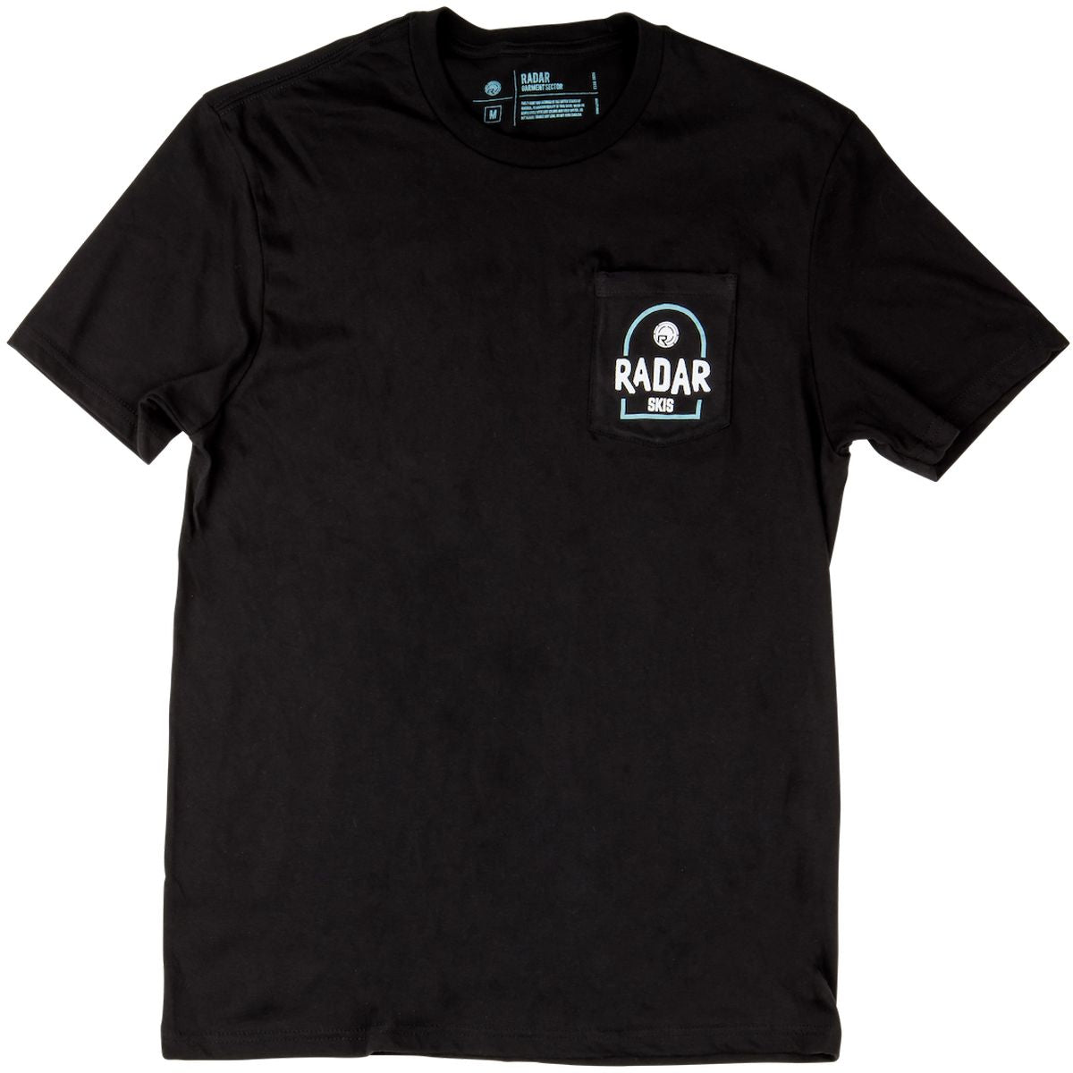 Radar Branded Pocket Tee in Black