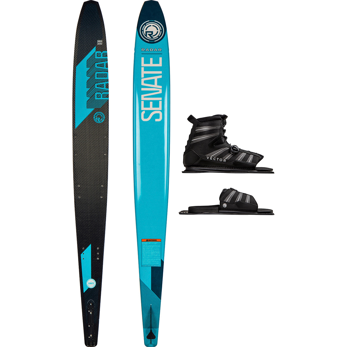 Radar Graphite Senate w/ Vector BOA & BOA ARTP Water Ski Package 2024