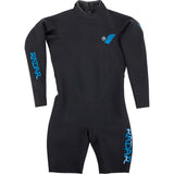 Radar Long Sleeve Shorty Wetsuit in Black