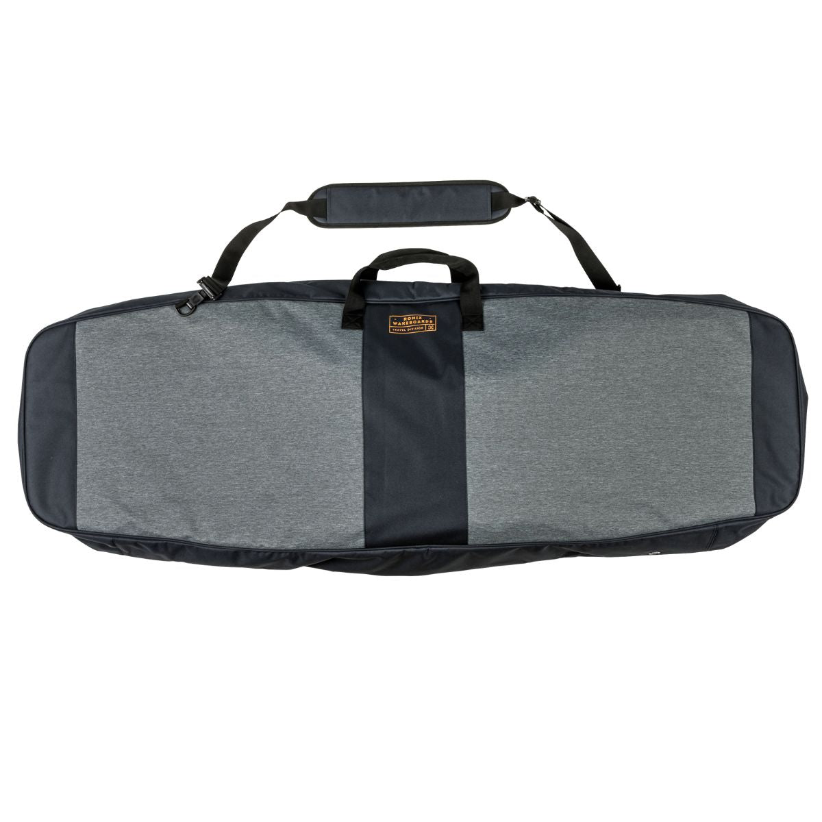 Ronix Battalion Padded Board Bag in Heather Charcoal/Orange