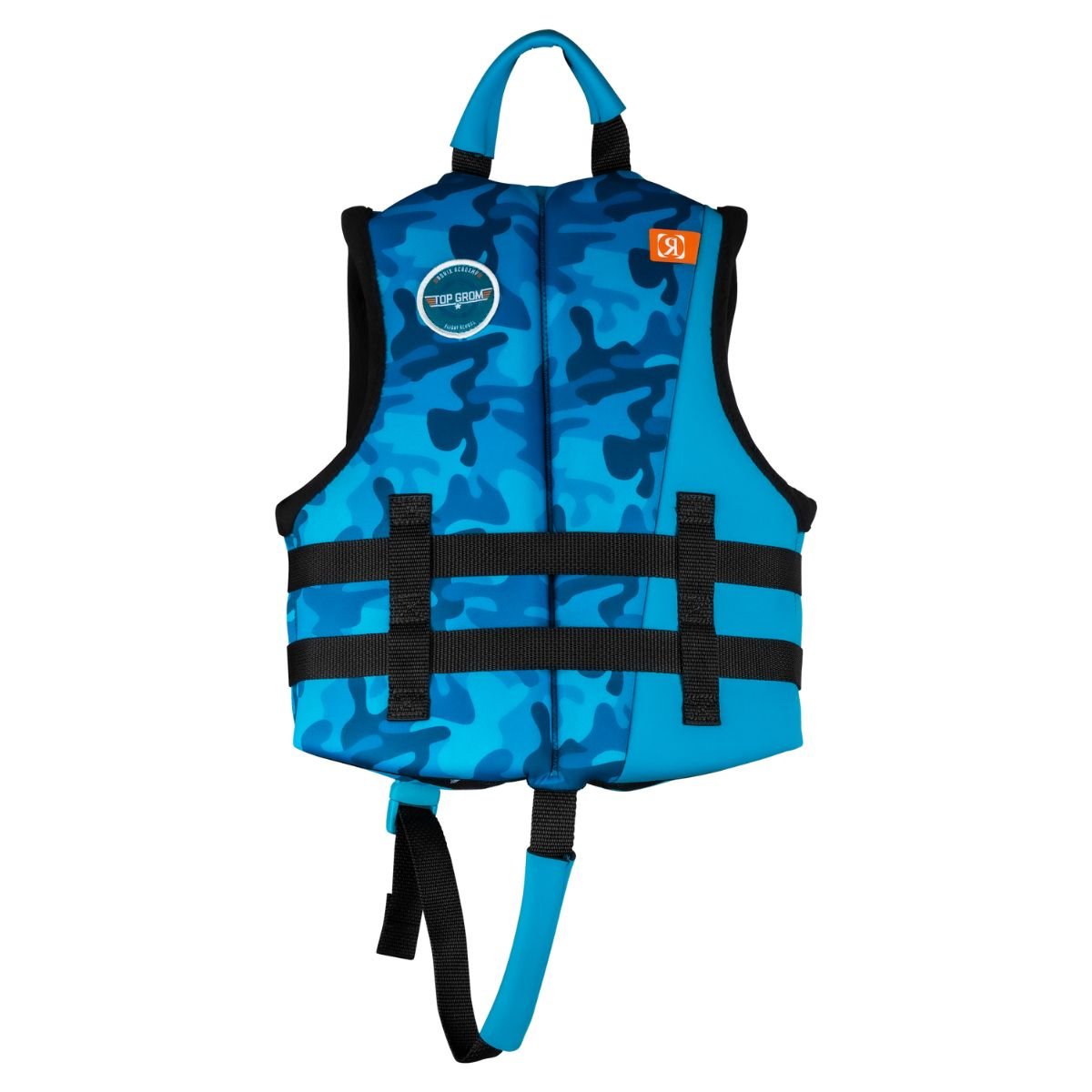 Ronix Boy's Top Grom CGA Life Jacket in Blue Camo