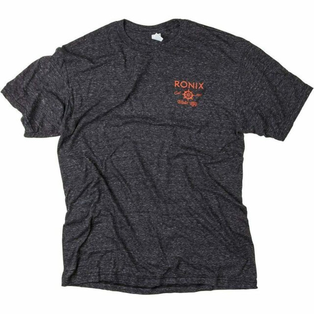 Ronix Captain Tee in Dark Heather Grey/Red