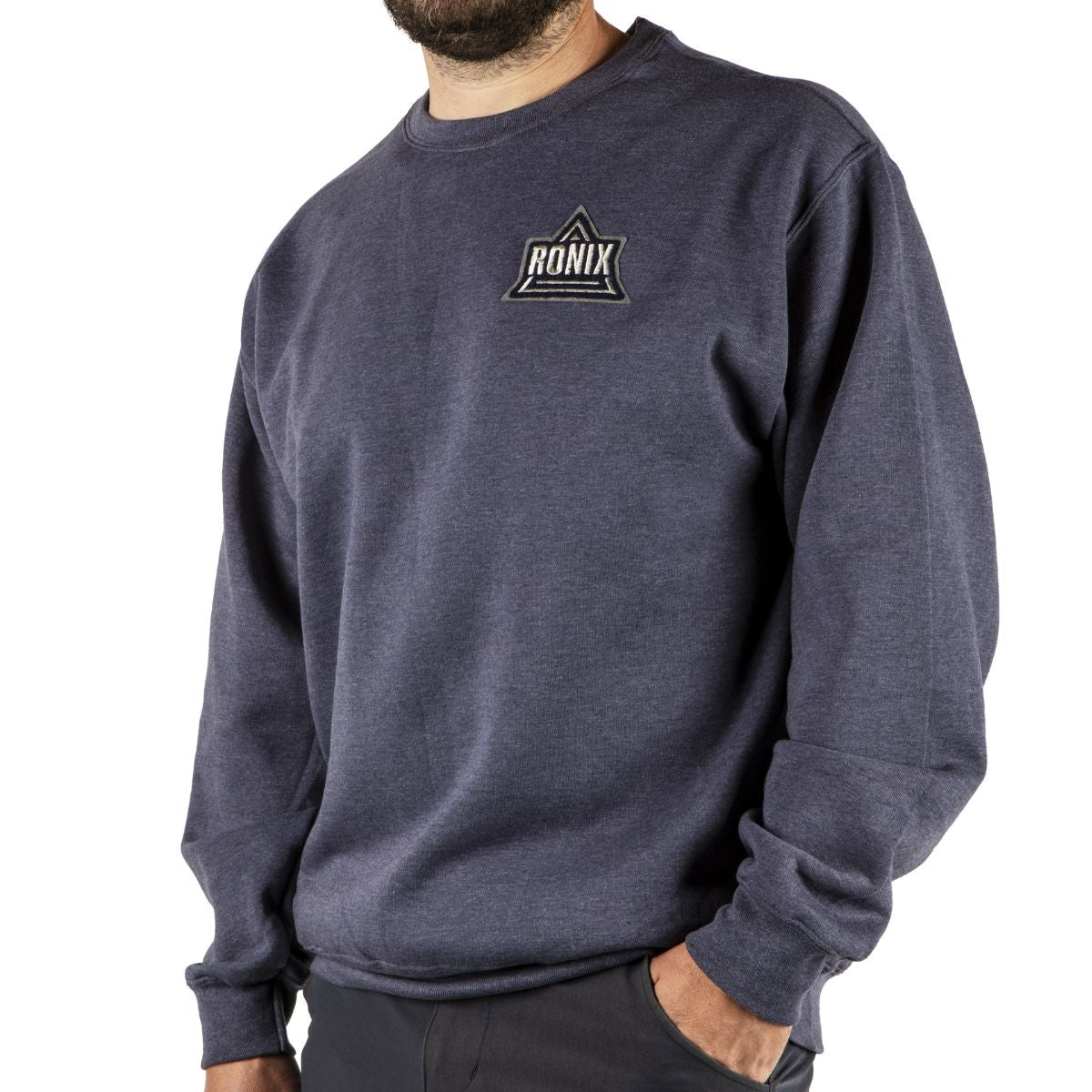 Ronix Game Changer Crew Neck in Heather Navy
