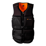 Ronix RXT Capella 3.0 CGA Life Jacket in Black / Electro Orange