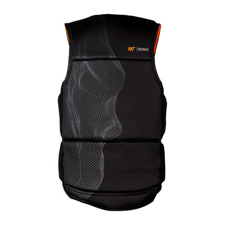 Ronix RXT Capella 3.0 CGA Life Jacket in Black / Electro Orange