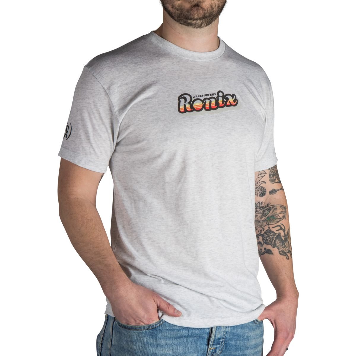 Ronix Sunset Surf Tee in Heather Oatmeal