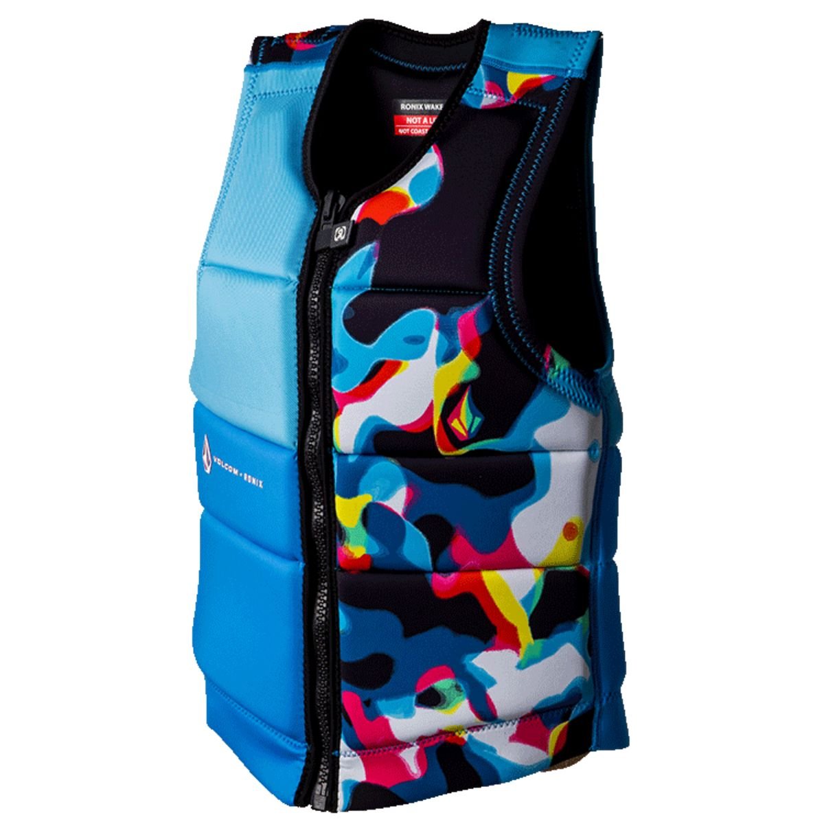 Ronix Women's Volcom Comp Wake Vest in Aqua Lava